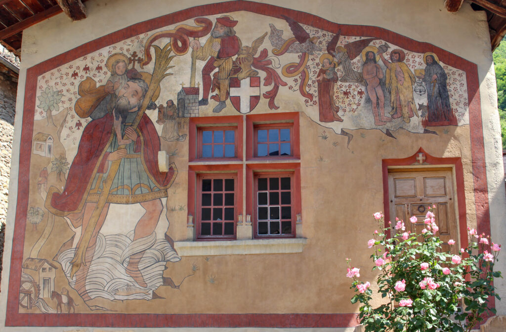 Fresque à Saint-Sorlin-en-Bugey