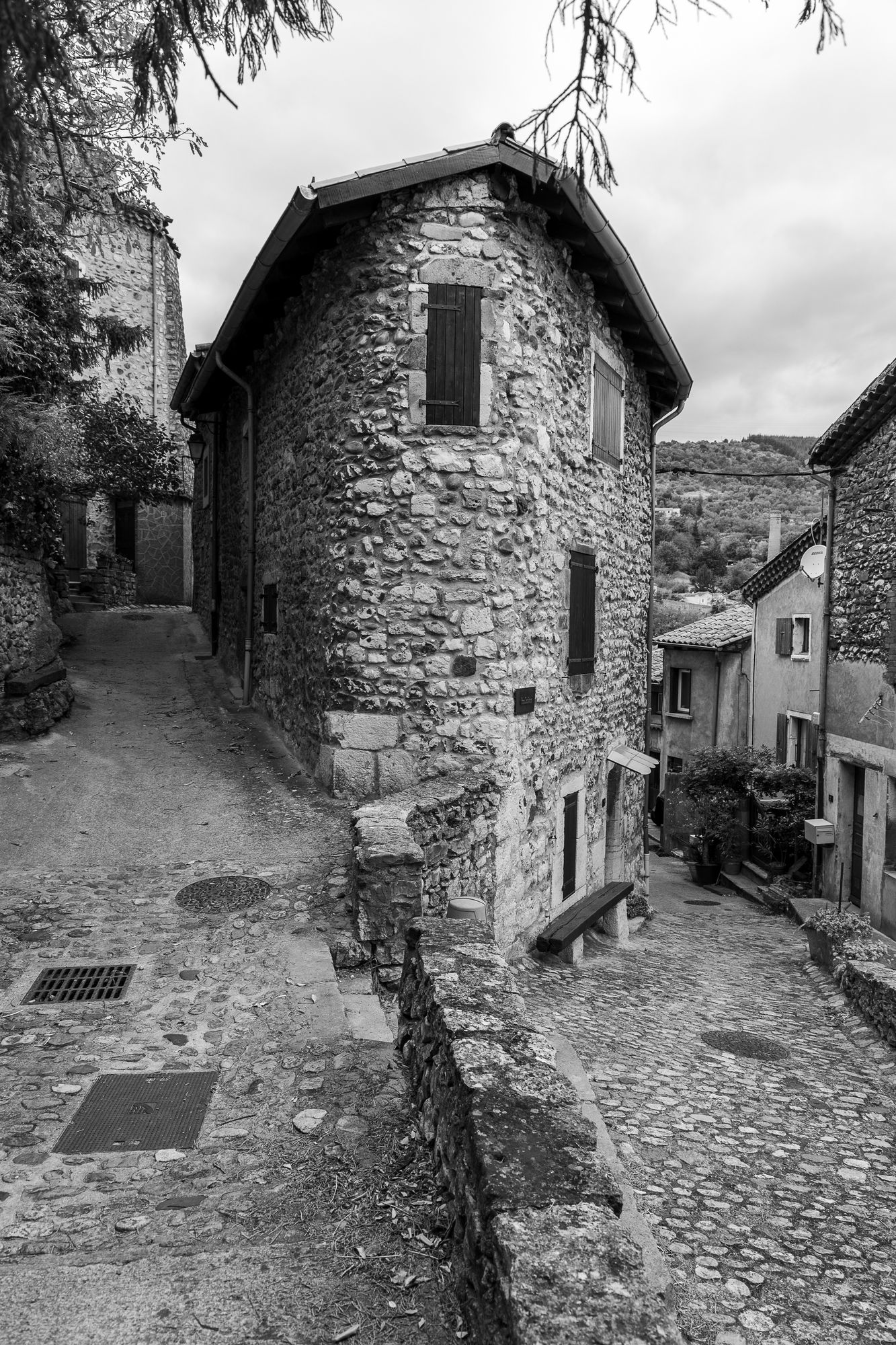 Vieilles ruelles en dessous du château