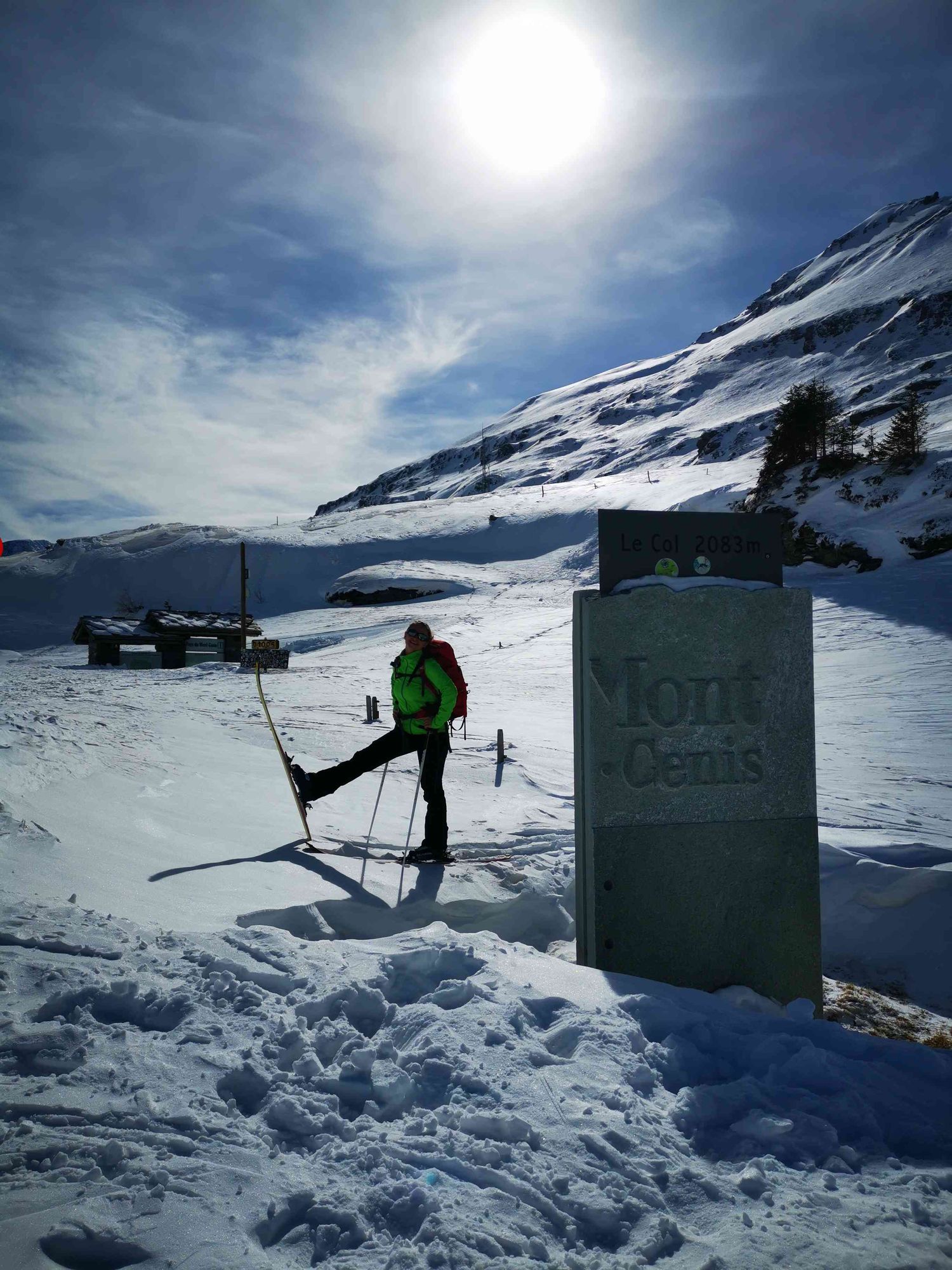 Ski de randonnée au lac du Mont Cenis - Val Cenis