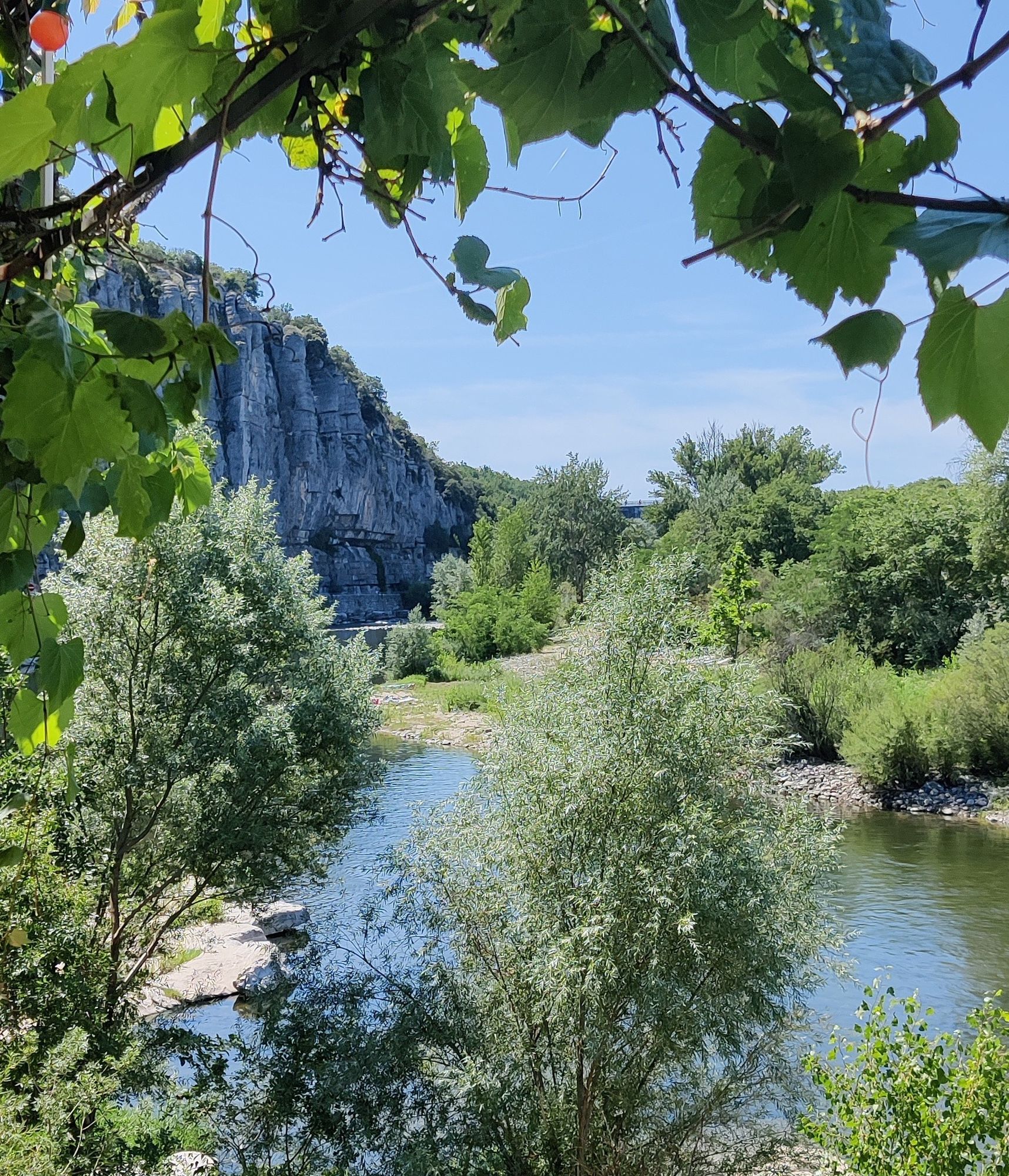 Vue sur l'Ardèche