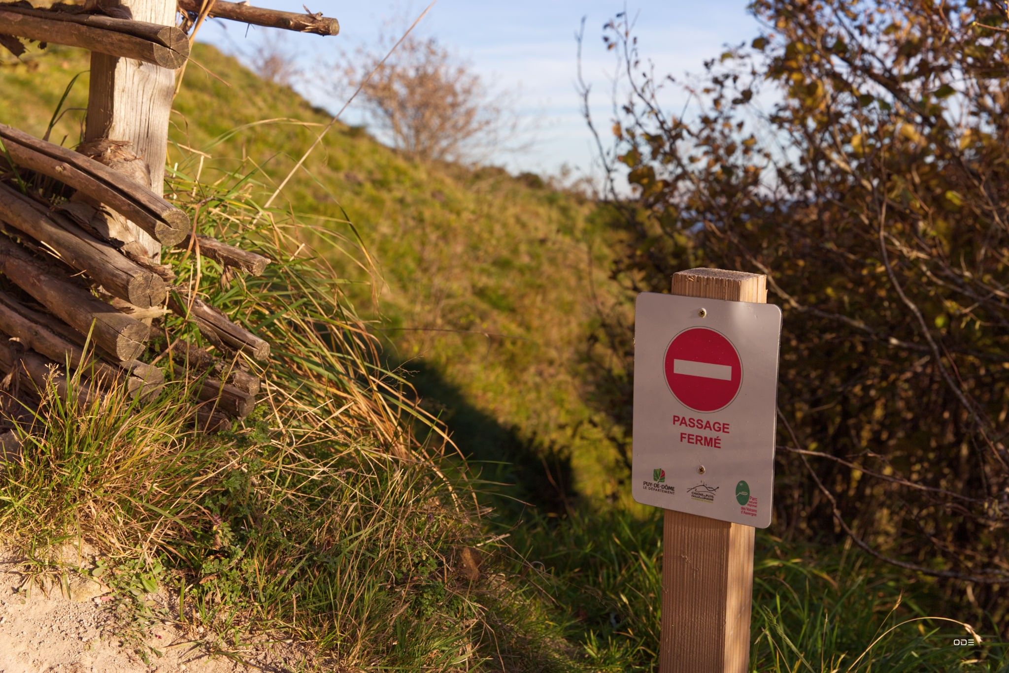 Puy de Clierzou, chemin interdit