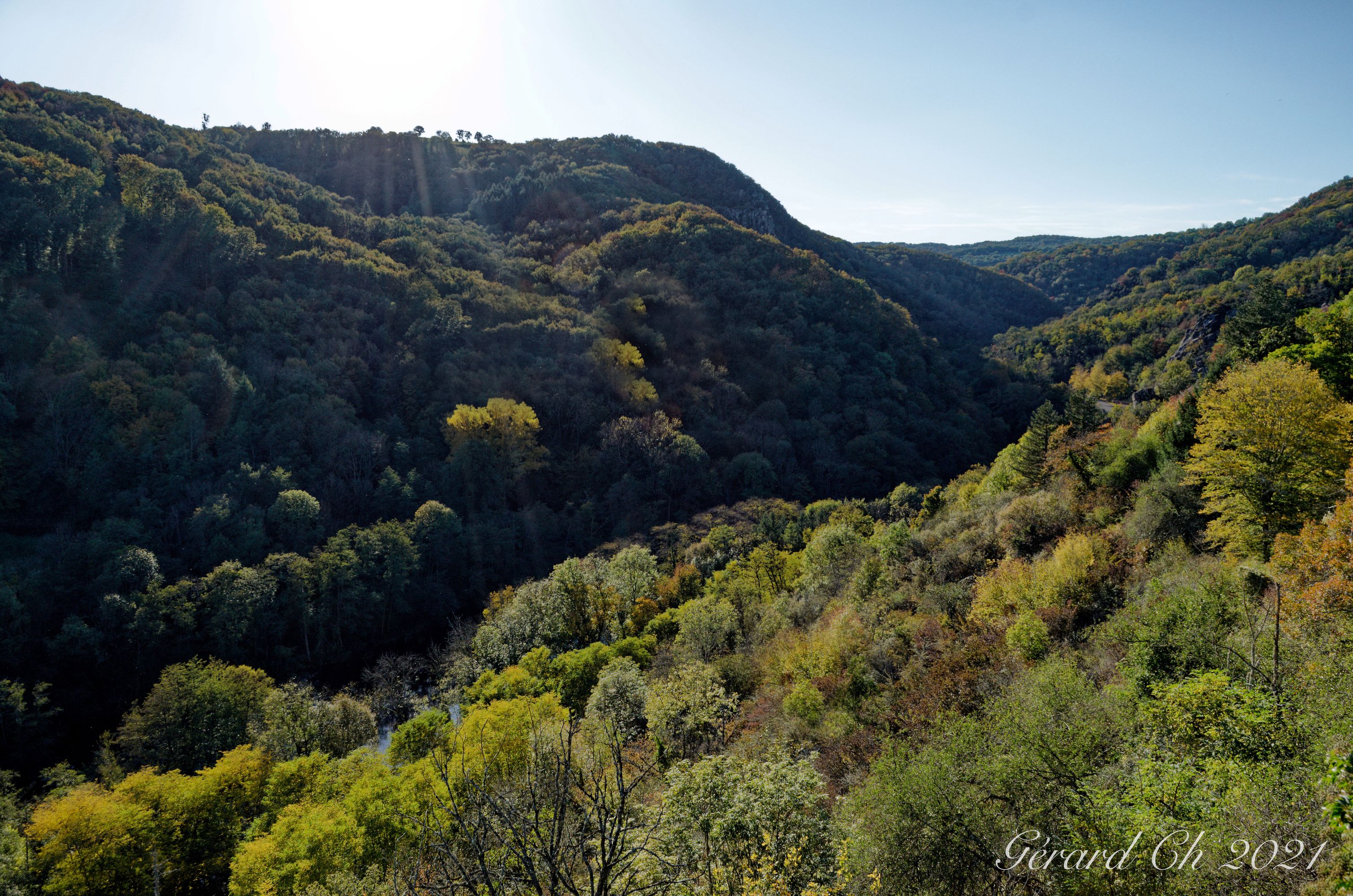 La Sioule, dans les gorges de Chouvigny