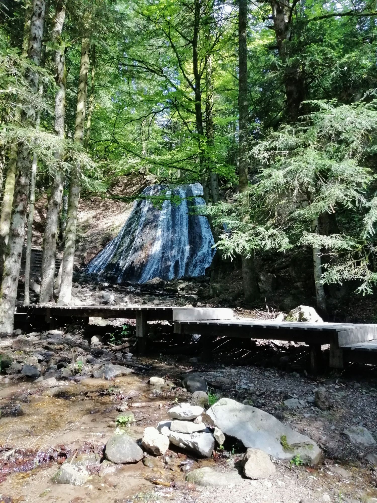 Cascade du Rossignolet en Auvergne