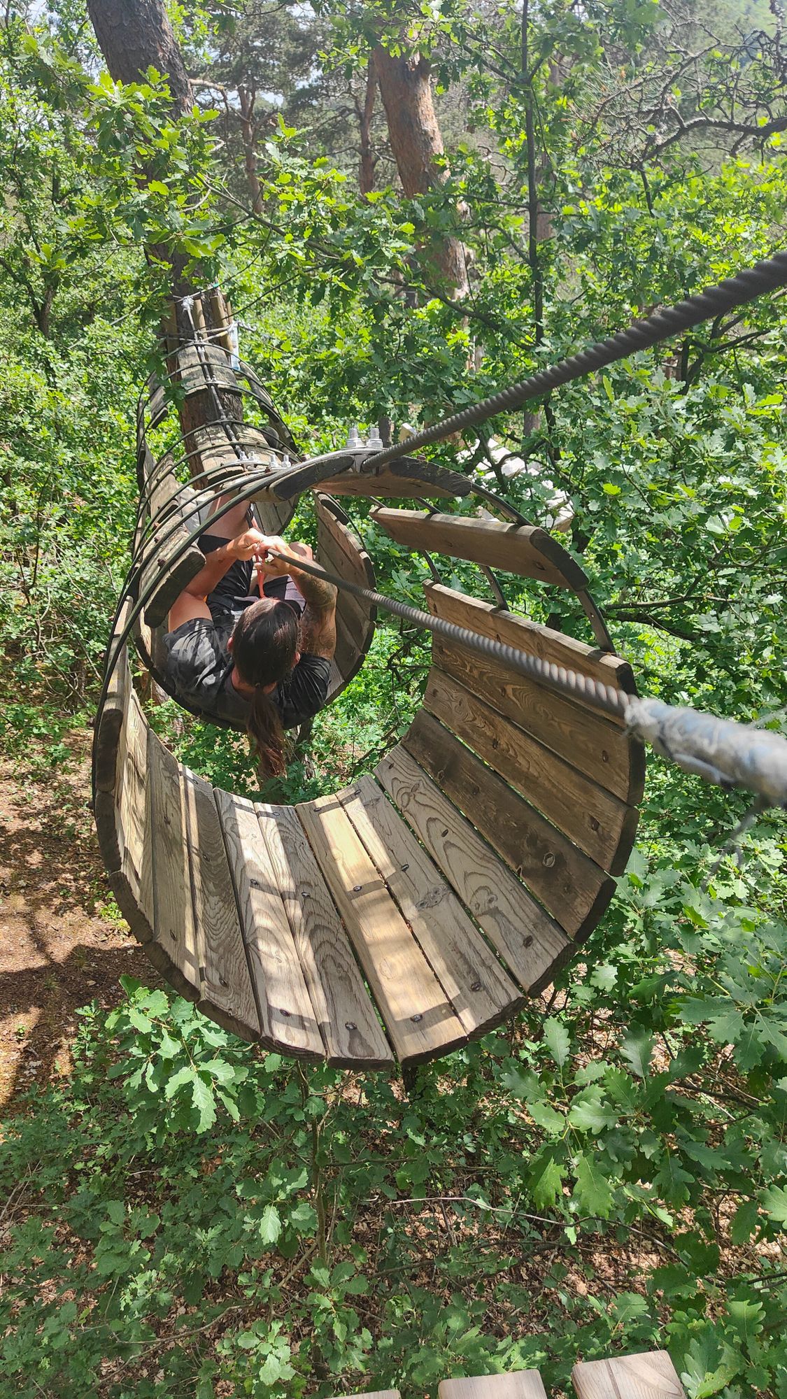 Parcours aventure dans les arbres