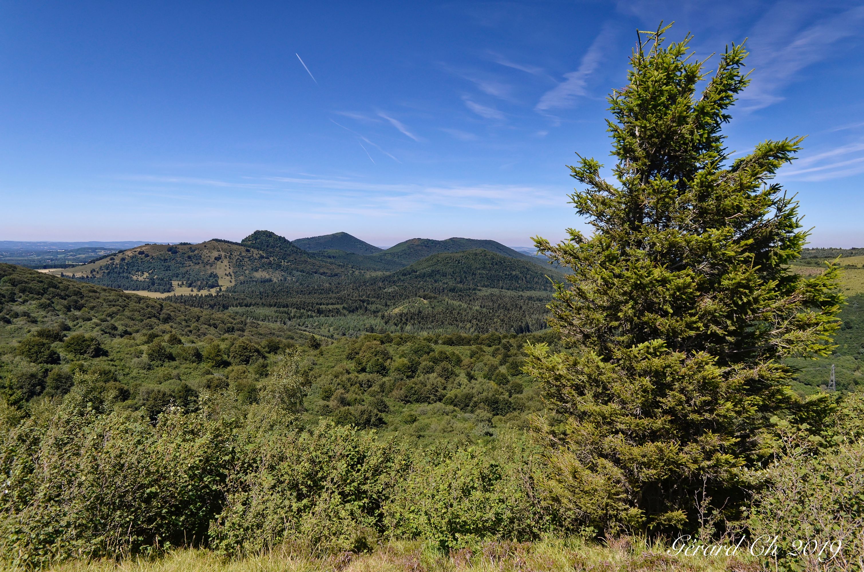 Partie nord de la chaîne des puys