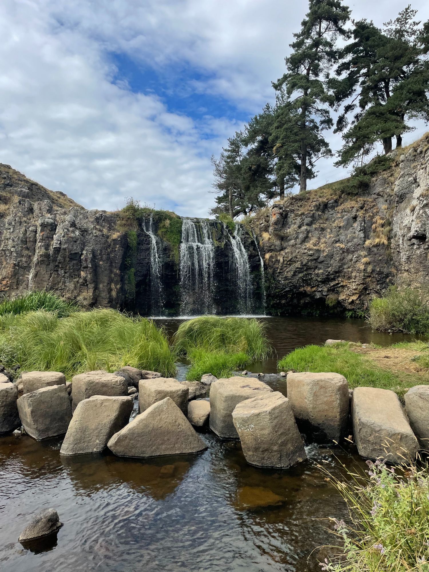Cascade des veyrines à côté d'Allanche dans la Cantal