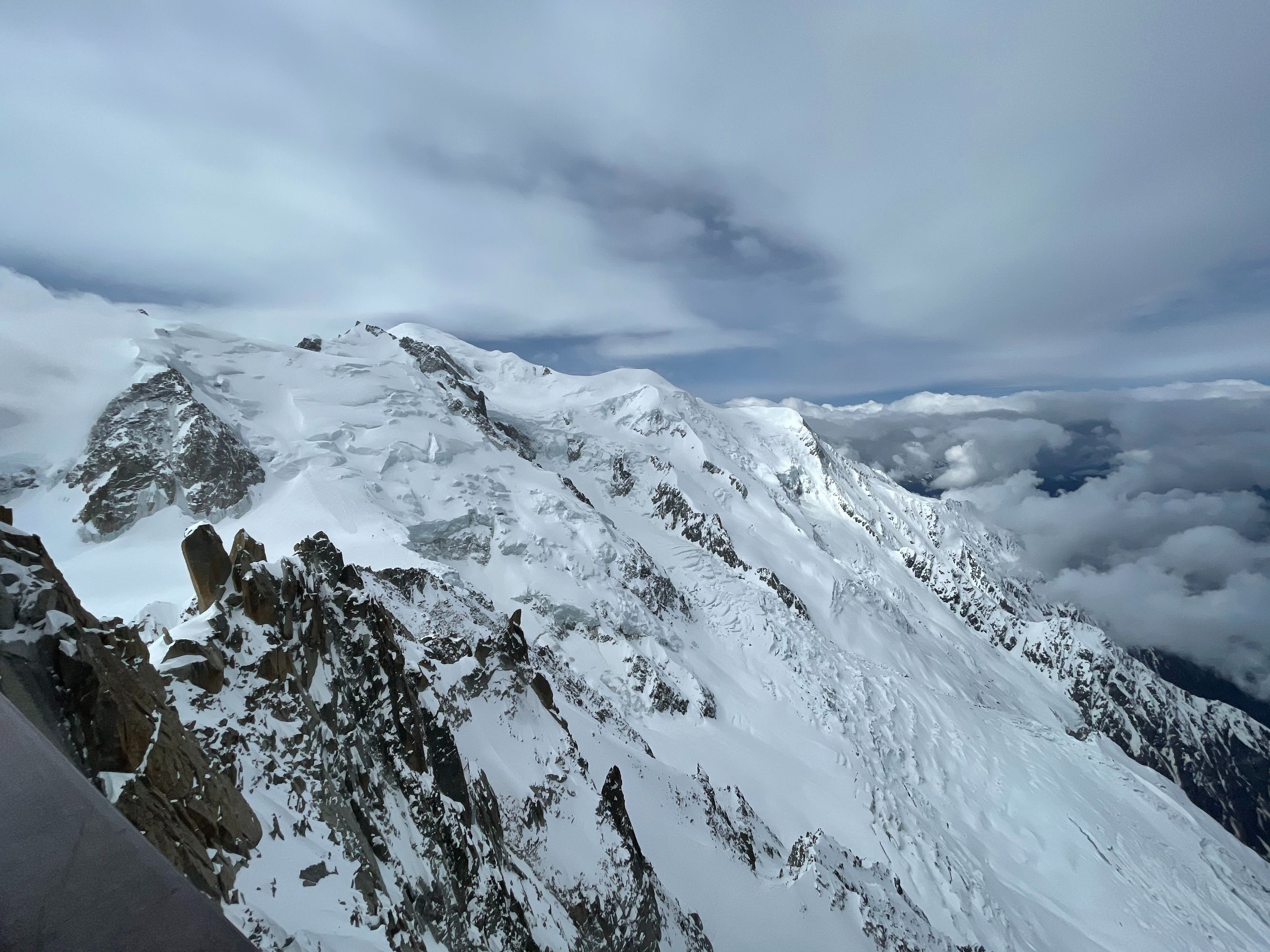 Le Mont-Blanc depuis l'Aiguille du Midi