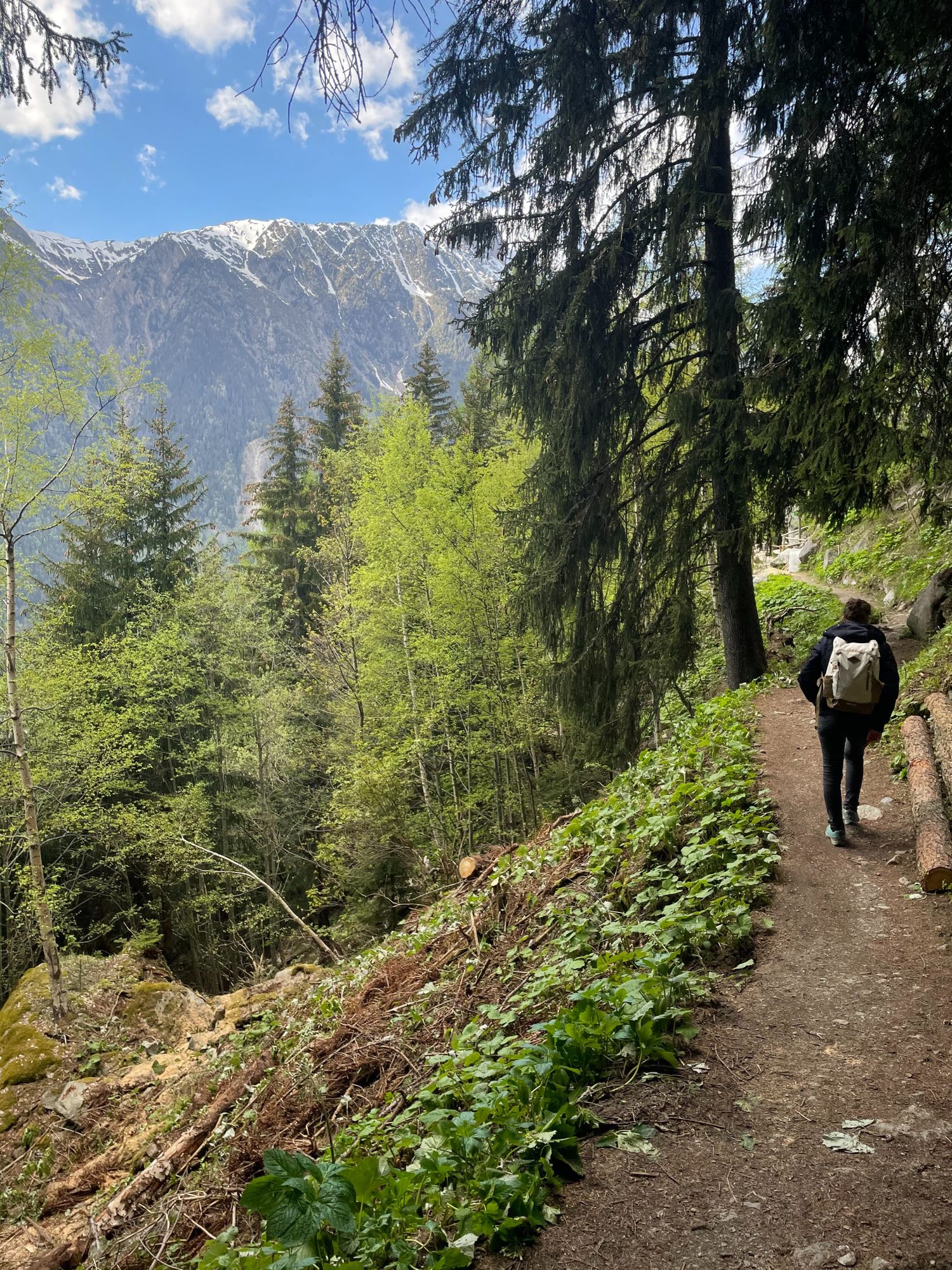 sentier glacier des BOSSONS