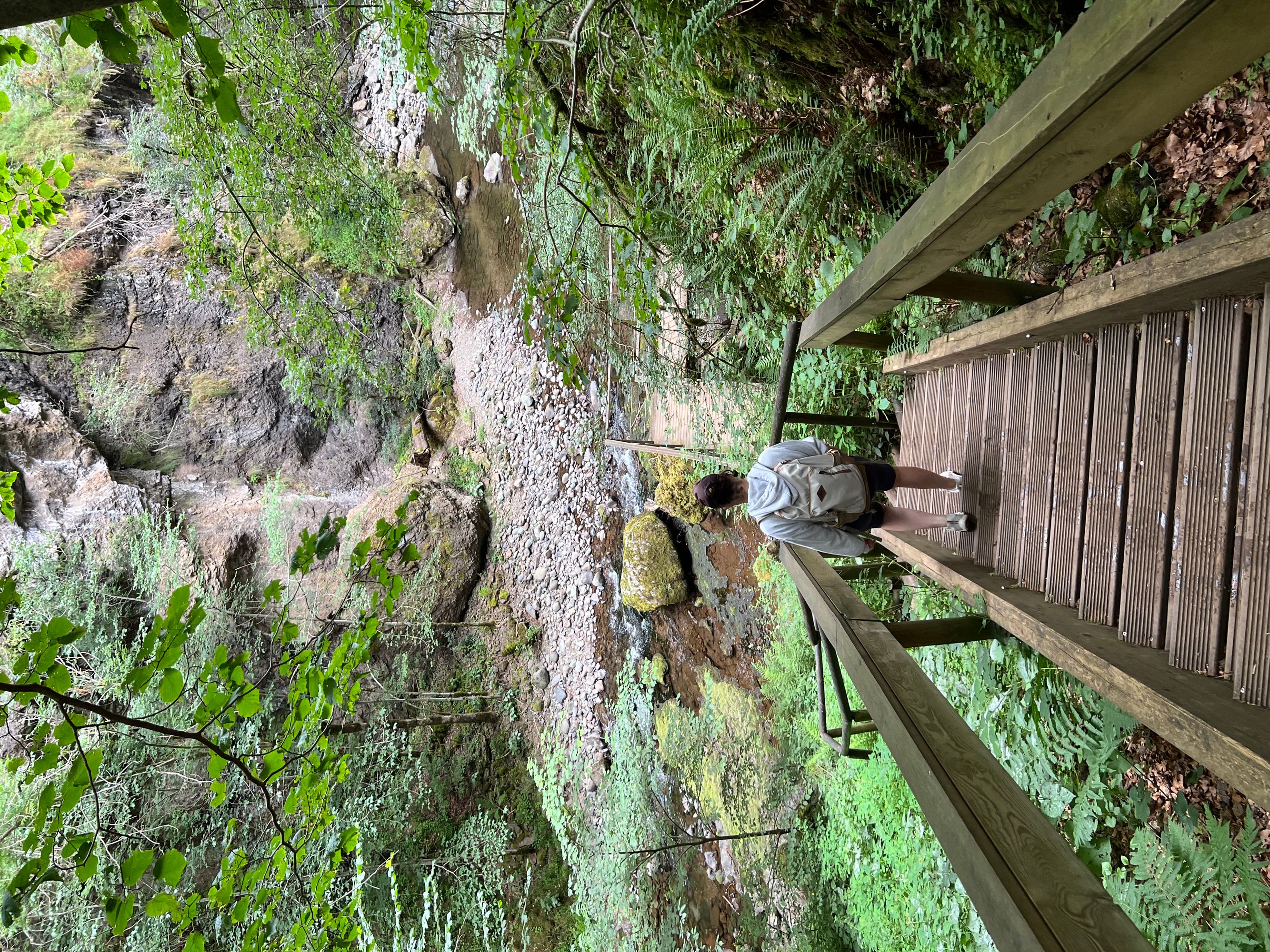 Escalier des Gorges de La Jordanne