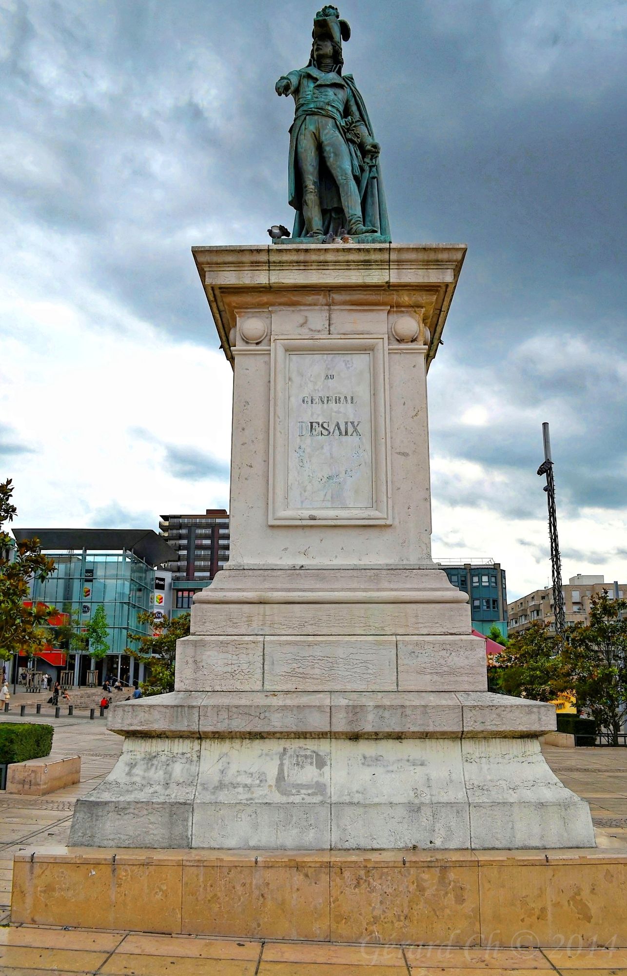 Statue du général Desaix - Clermont-Ferrand - Août 2014