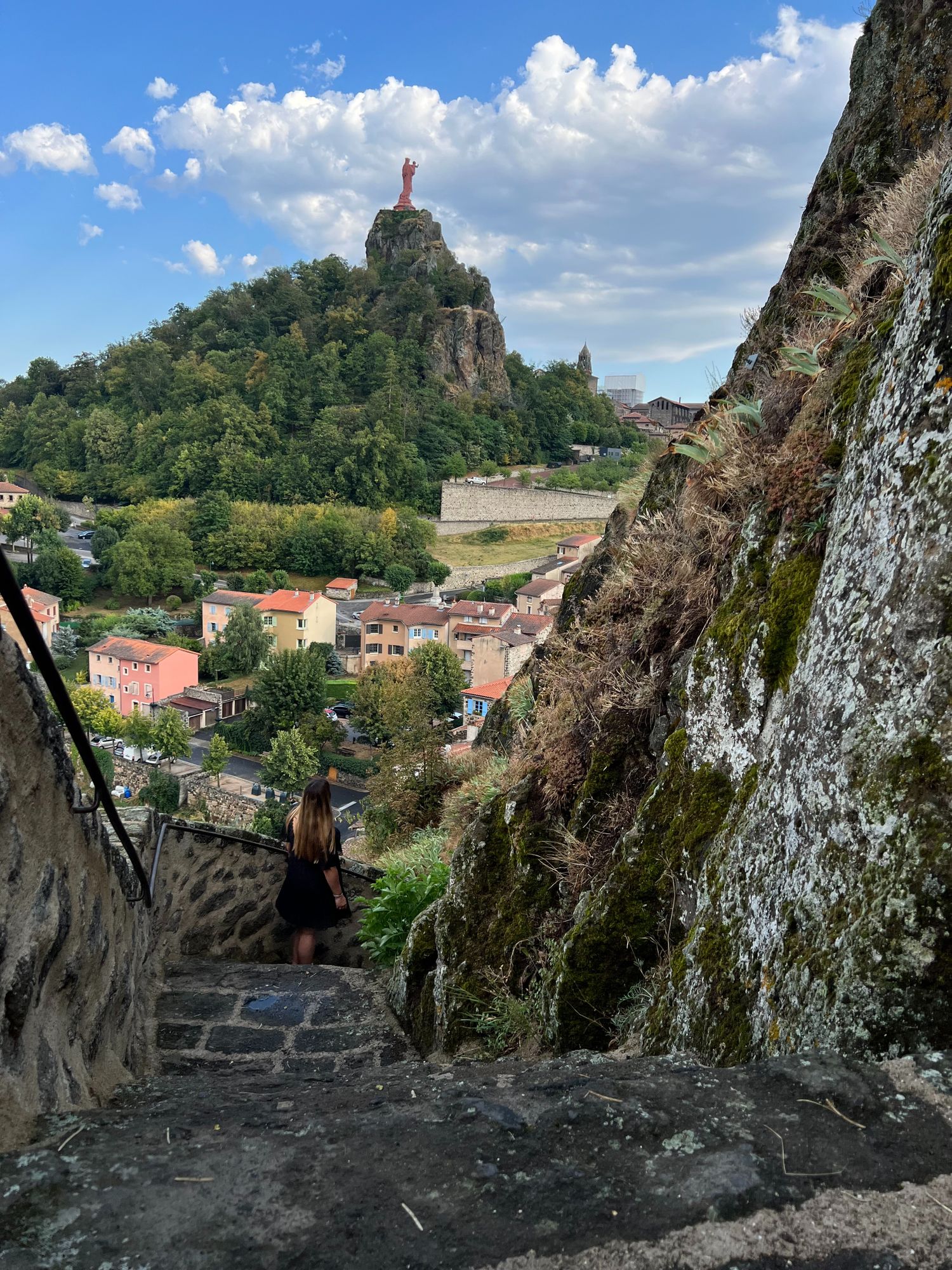 Notre Dame de France depuis le rocher Saint-Michel d'Aiguilhe