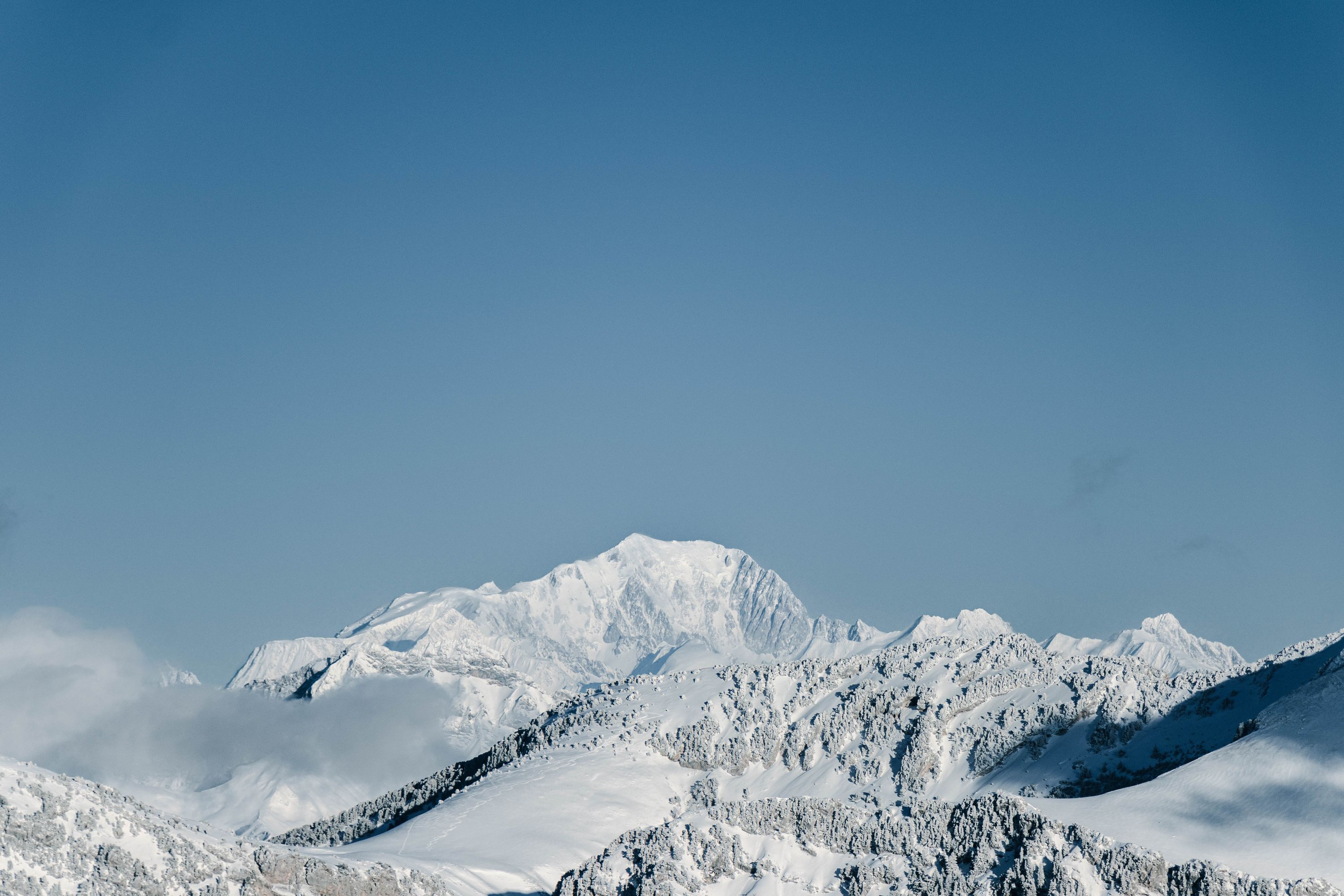 montagne Aillons Margériaz Hiver
