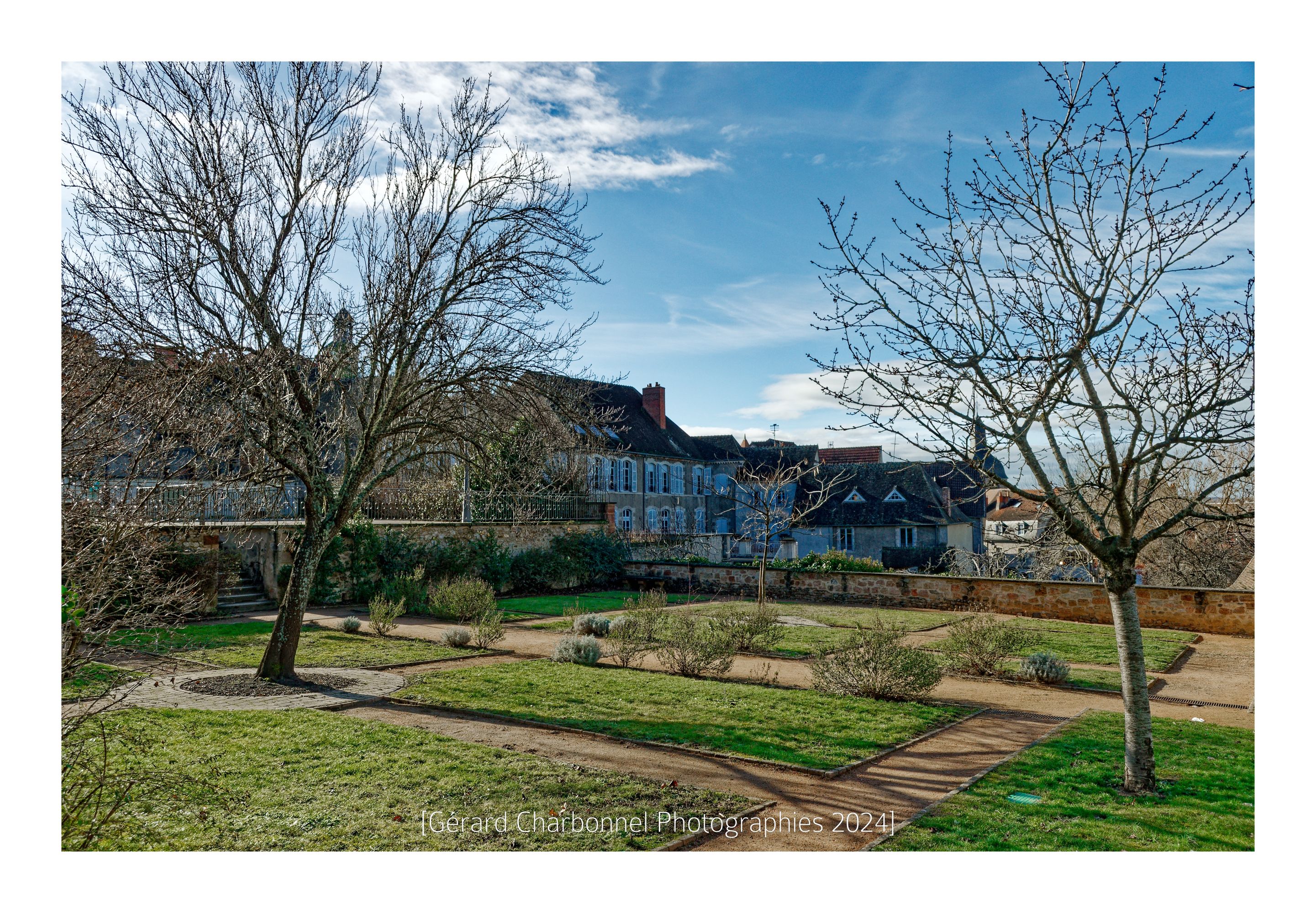Les hauteurs du jardin Wilson à Montluçon (Allier Bourbonnais)