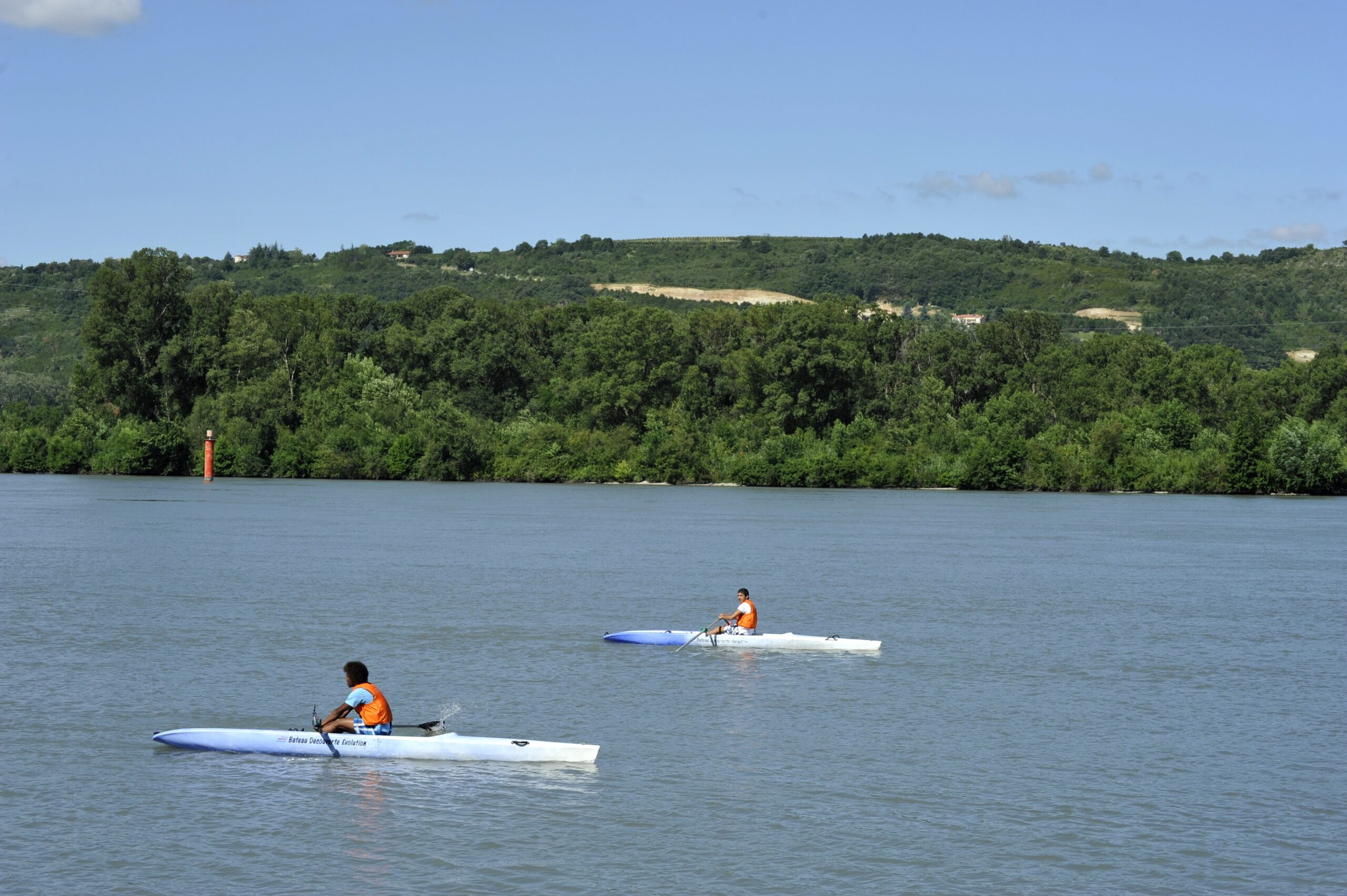 Aviron sur le Rhône à Valence (26)
