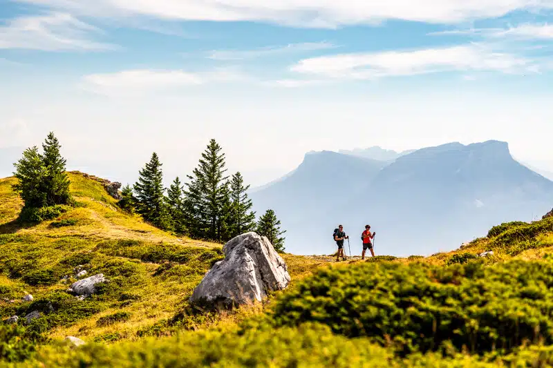 Randonnée dans le parc naturel des Bauges