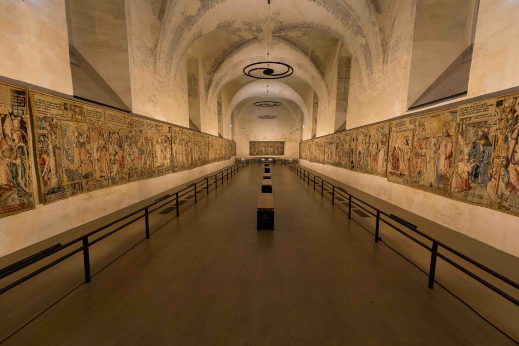 Intérieur de l'abbaye de La Chaise-Dieu