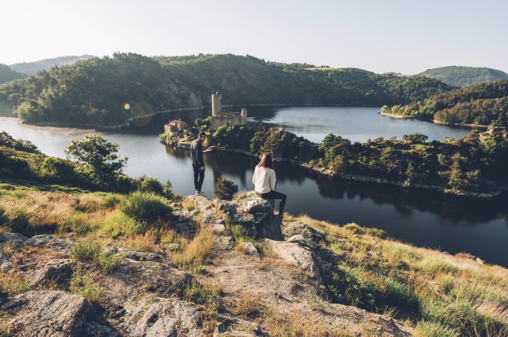 Panorama sur les gorges de la Loire