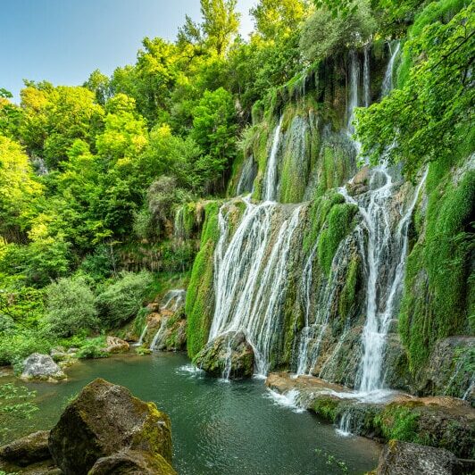 Cascade de Glandieu dans l'Ain
