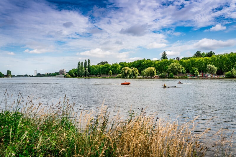 Vichy, au bord de l'Allier
