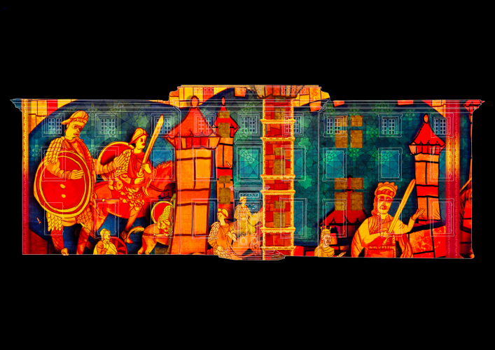 Projections son et lumière au Château des Bruneaux, à Firminy 