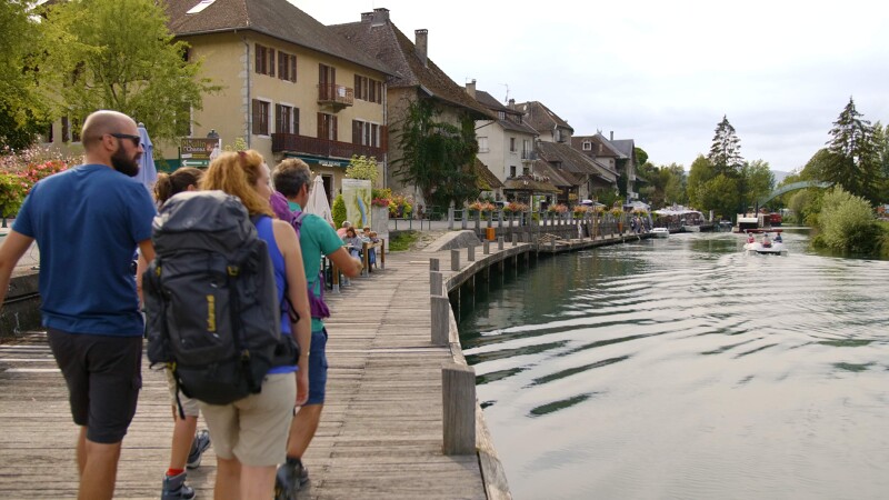 Chanaz, canal de Savières (73) - Sur les chemins de Compostelle