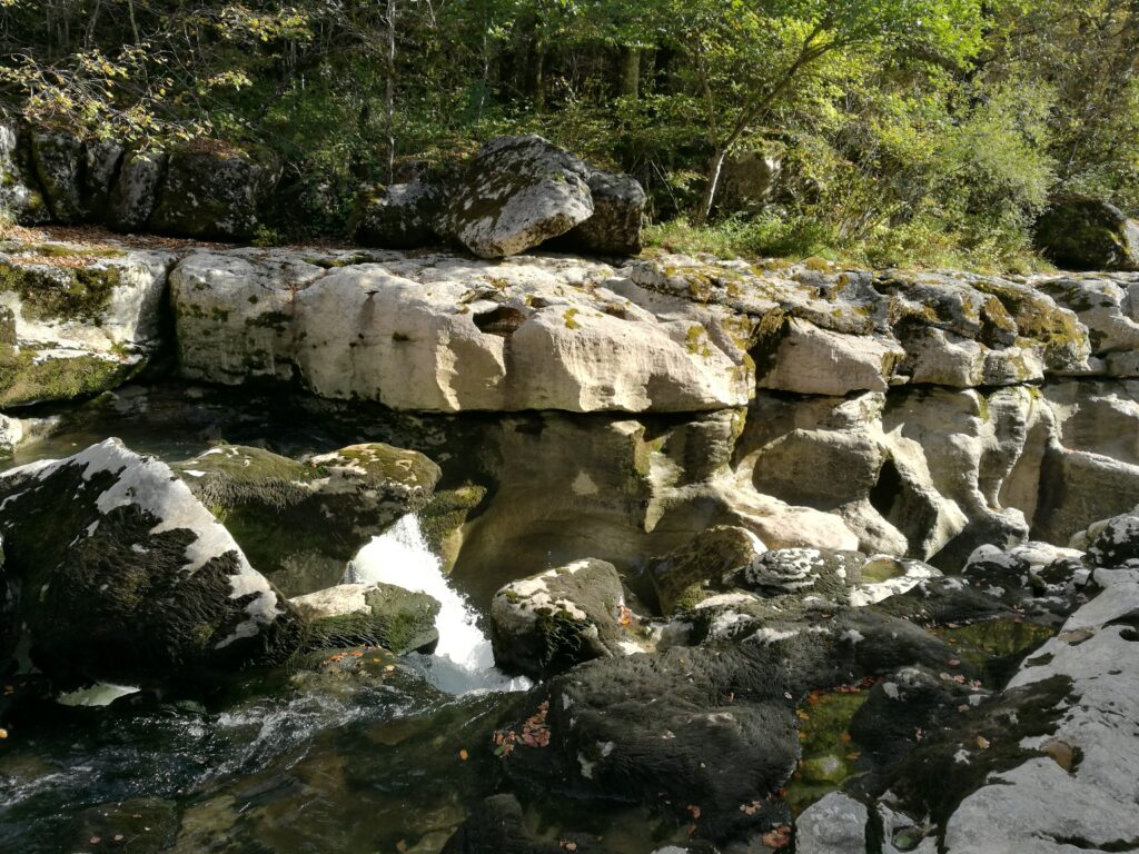 Pertes de la Valserine dans l'Ain