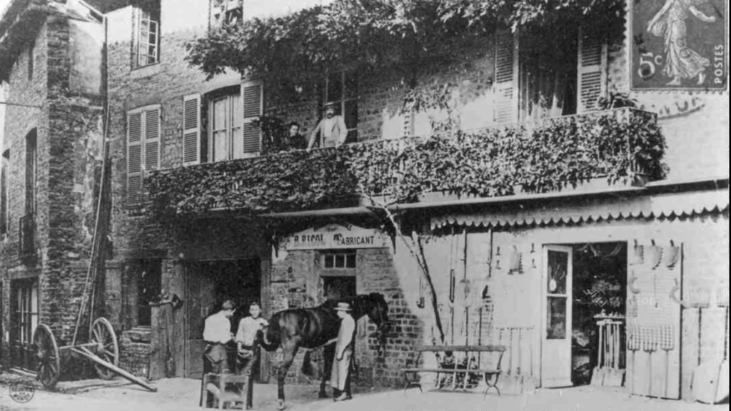 Photo d'époque de Châtillon-sur-Chalaronne dans la Dombes