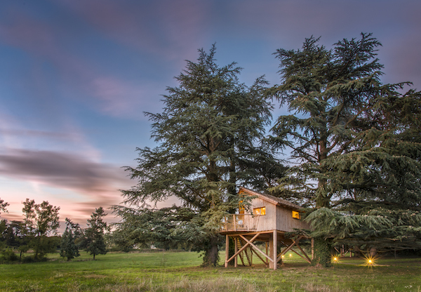 Les cabanes de Marie sur le Domaine des Grands Cèdres