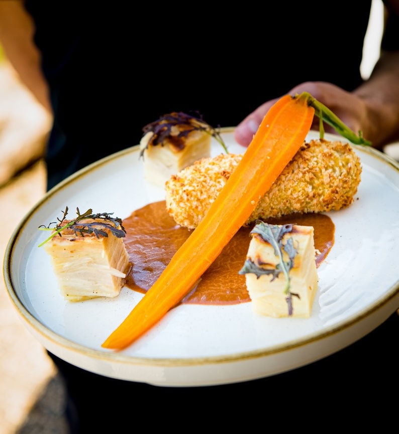 Assiette du restaurant La table du Gouverneur à Monthieux