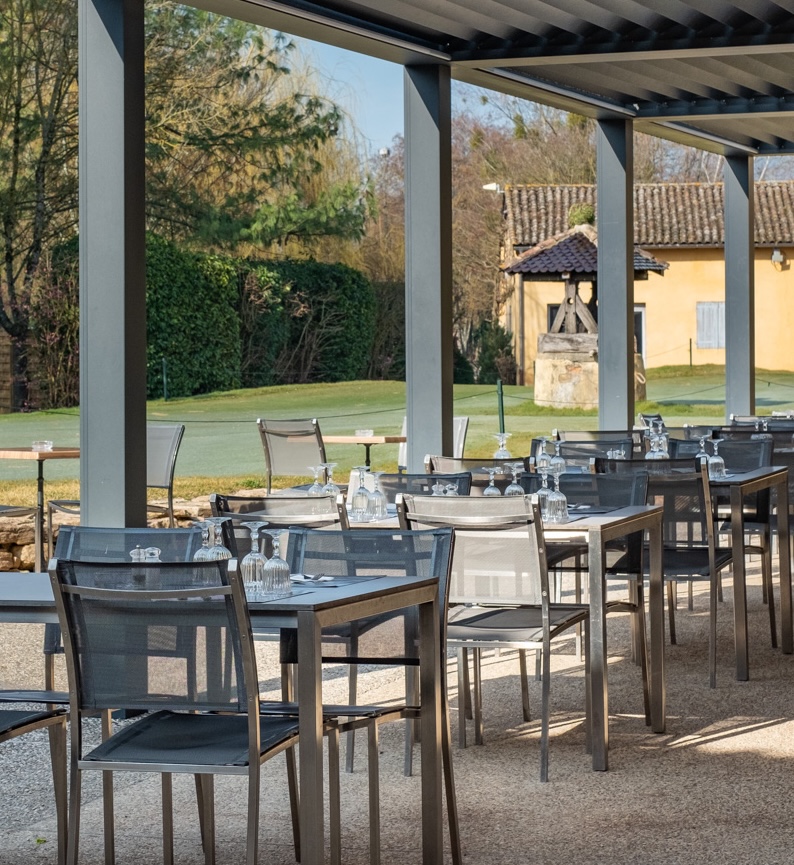Terrasse du restaurant La Table du Gouverneur