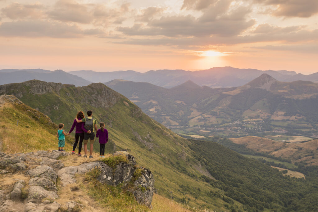Le Lioran, les Monts du Cantal, parc naturel régional des volcans d'Auvergne, Plomb du Cantal, Région Auvergne-Rhône-Alpes