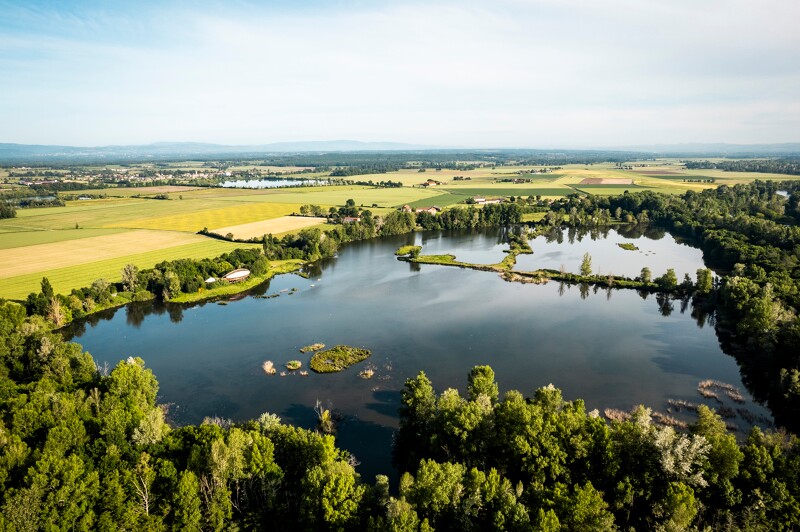 Vue panoramique de l'écopole Forez