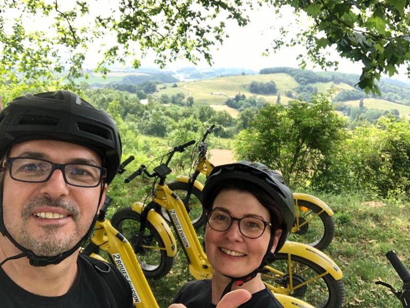 Balade en trottinette électrique au pied du Vercors