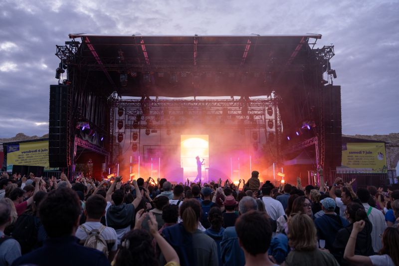 scène de l'aqueduc festival